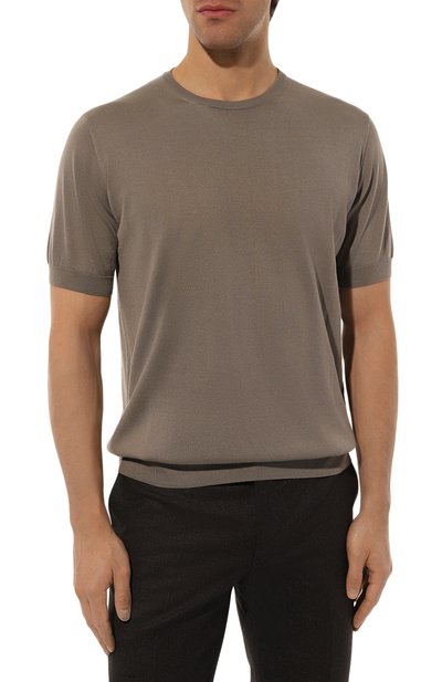 Джемпер из шелка и хлопка GIORGIO ARMANI, арт. 3HSM38/SM63Z, фото 3