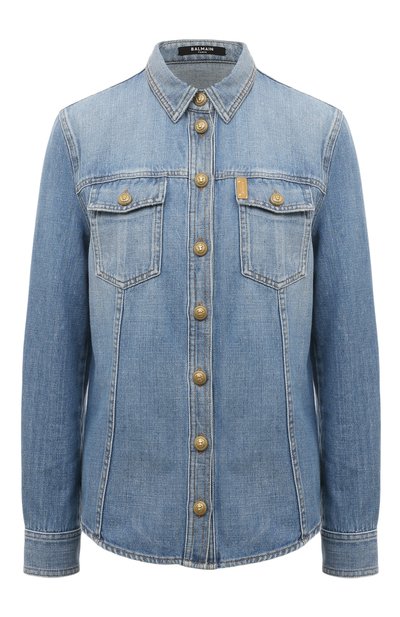 Женская джинсовая рубашка BALMAIN, арт. AF1HC045DC99