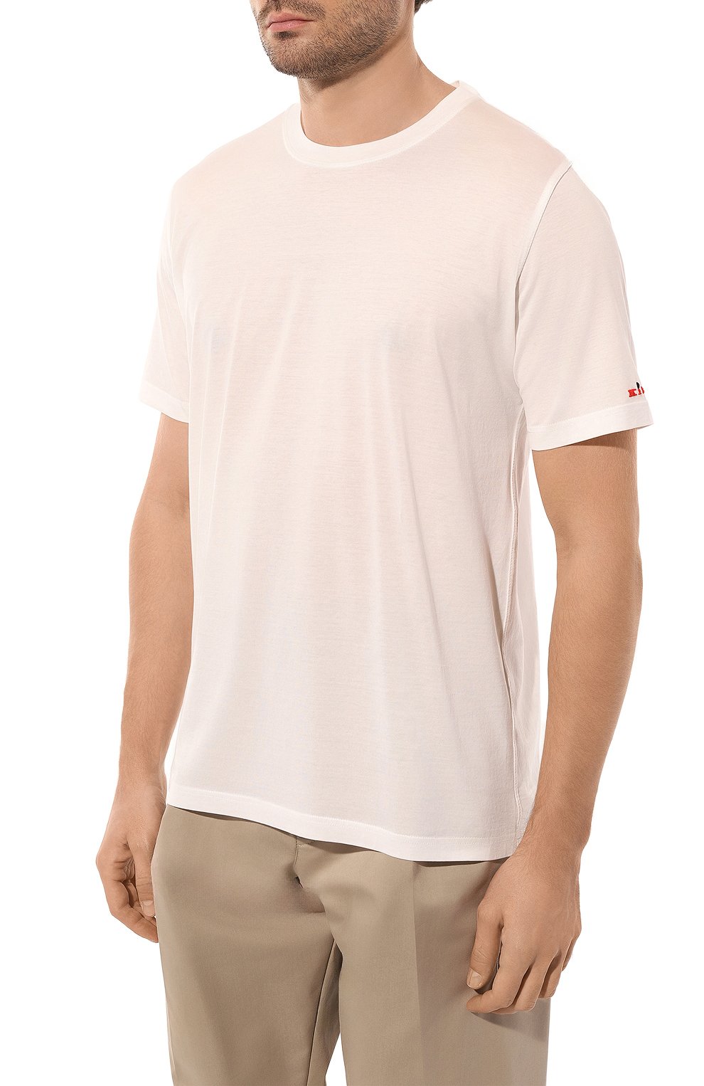 Хлопковая футболка KITON, арт. UK1165W23, фото 3