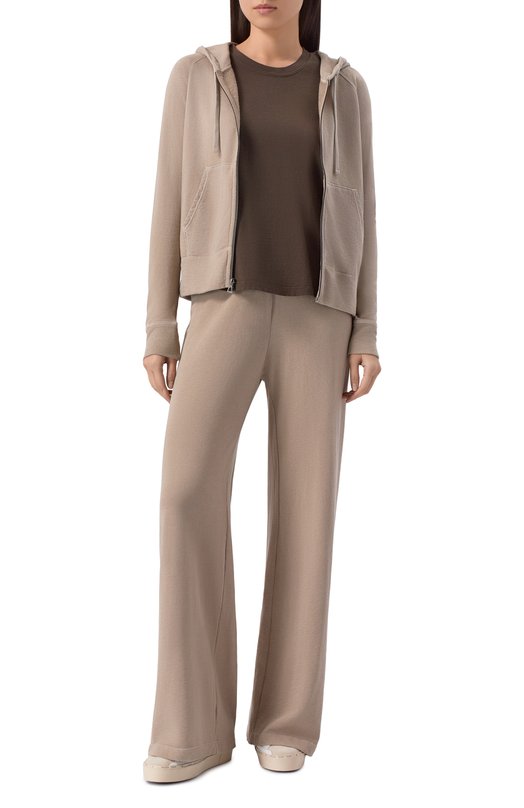 Хлопковая футболка James Perse WLJ3114 Коричневый  WLJ3114 Фото 2