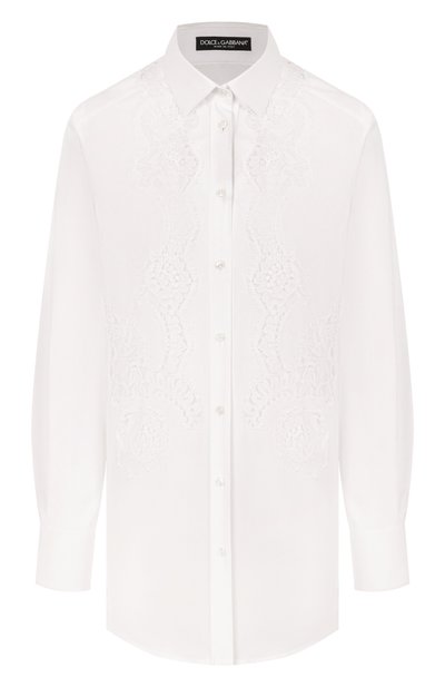 Женская хлопковая рубашка DOLCE & GABBANA, арт. F5T32T/FUEAJ