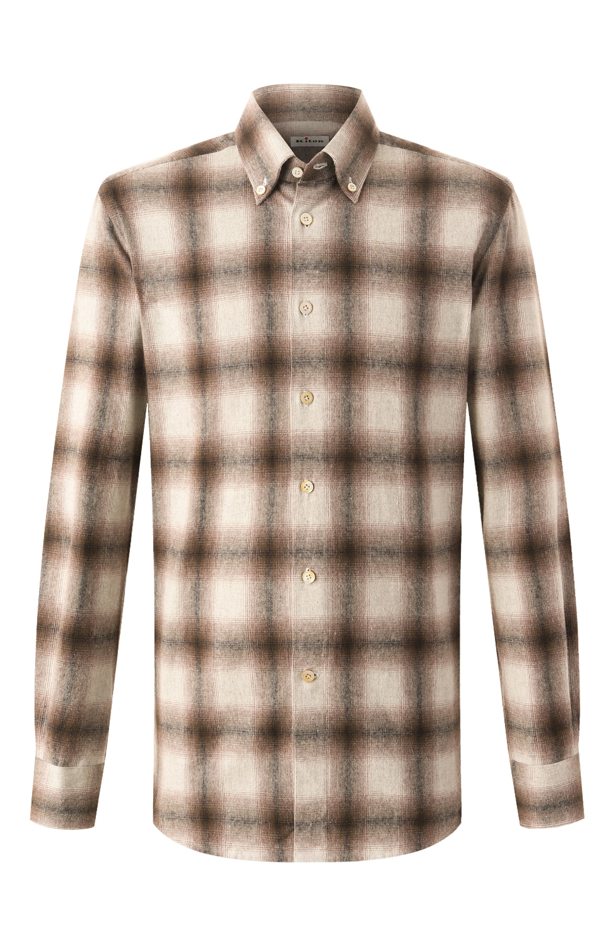 Хлопковая рубашка KITON, арт. UCIH0903402, фото 1