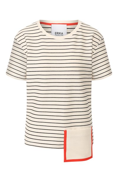 Хлопковая футболка ERIKA CAVALLINI, арт. P0/P/P0SF05, фото 1