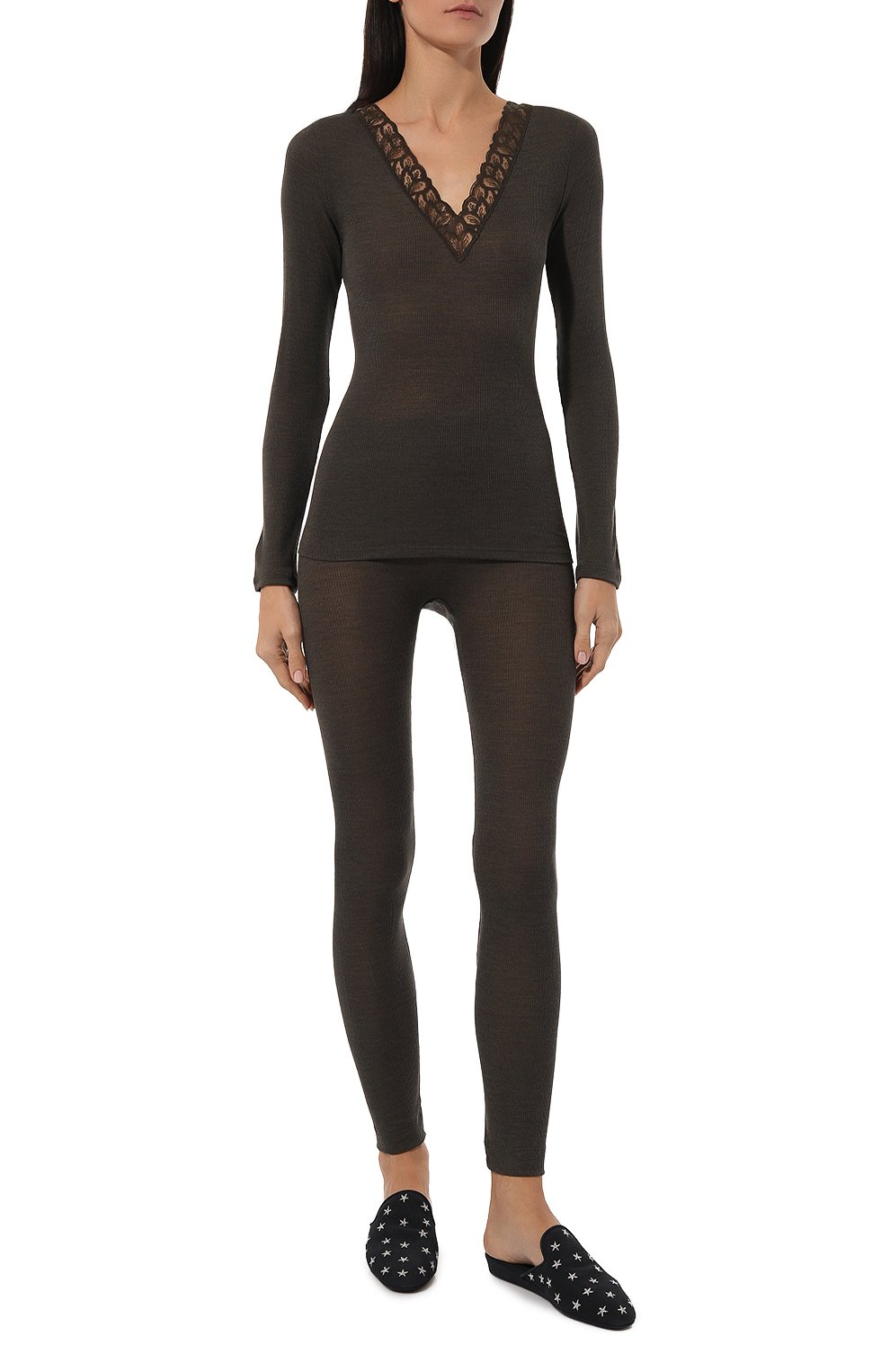 Легинсы из шерсти и шелка ZIMMERLI, арт. 370-2948, фото 2