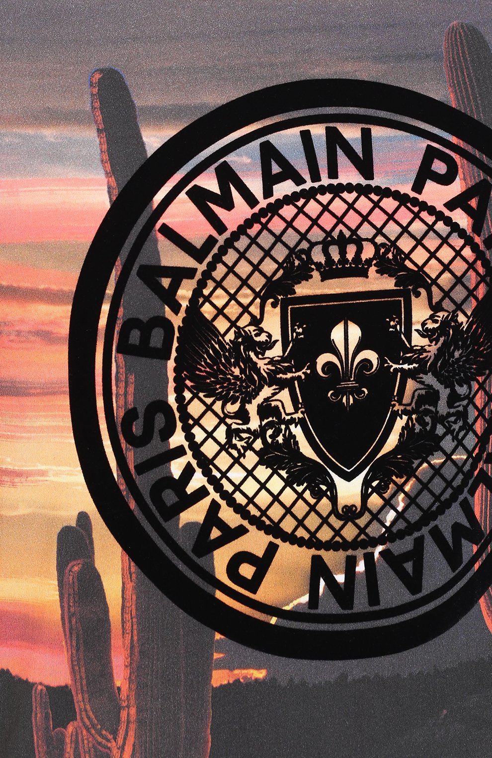 Хлопковая футболка  BALMAIN, арт. TH11601/I257, фото 5