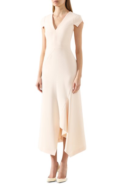 Платье ROLAND MOURET светло-розового цвета по цене 129000 руб., арт. PS20/S0840/F2196, фото 3 Платье ROLAND MOURET, арт. PS20/S0840/F2196, фото 3