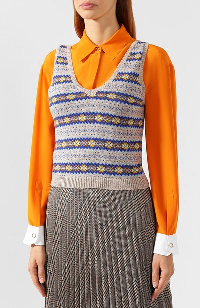 Жилет POLO RALPH LAUREN разноцветного цвета по цене 19600 руб., арт. 211757905, фото 3 Жилет POLO RALPH LAUREN, арт. 211757905, фото 3