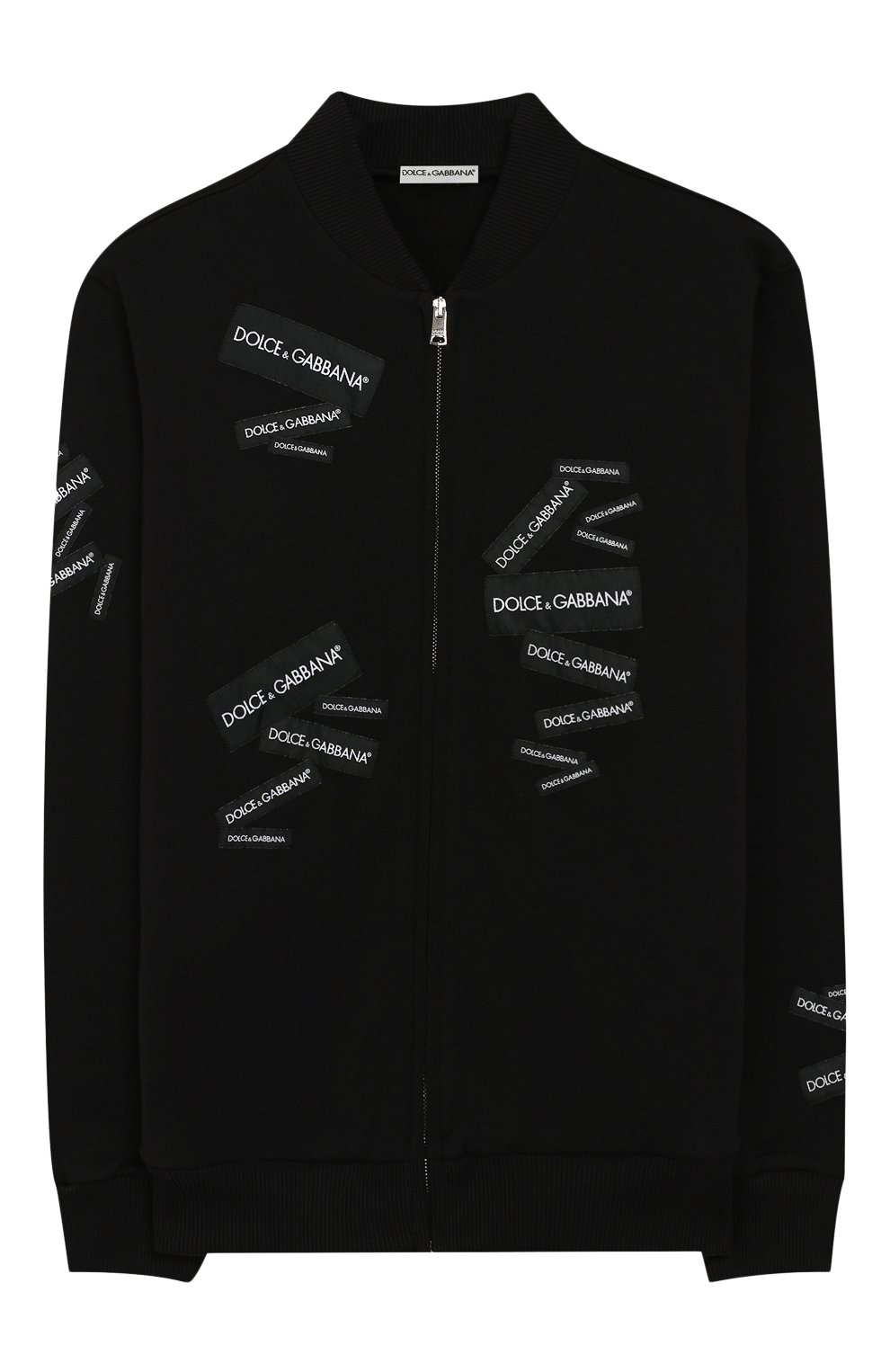 Хлопковый кардиган DOLCE & GABBANA черного цвета по цене 20650 руб., арт. L4JW2G/G7R0H/8-14, фото 1 Хлопковый кардиган DOLCE & GABBANA, арт. L4JW2G/G7R0H/8-14, фото 1