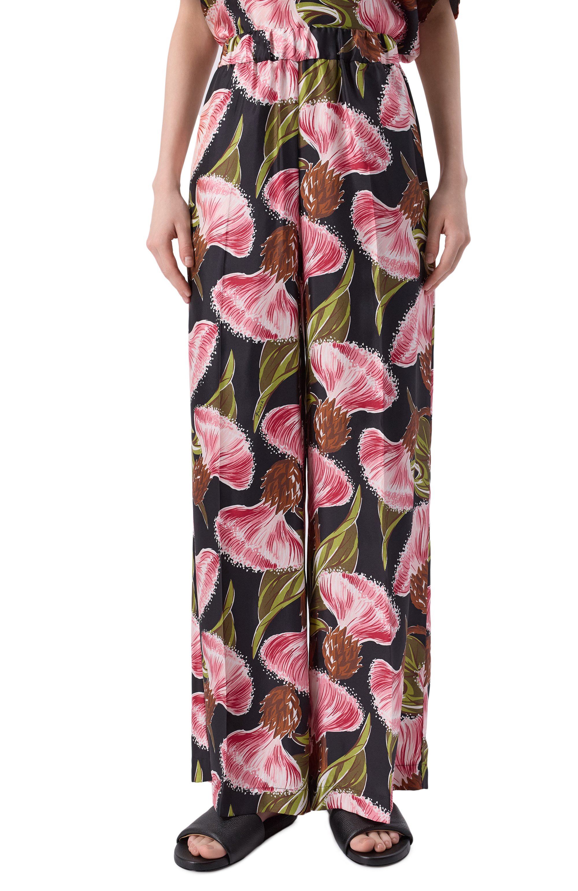 Шелковые брюки P.A.R.O.S.H., арт. D232286, фото 3