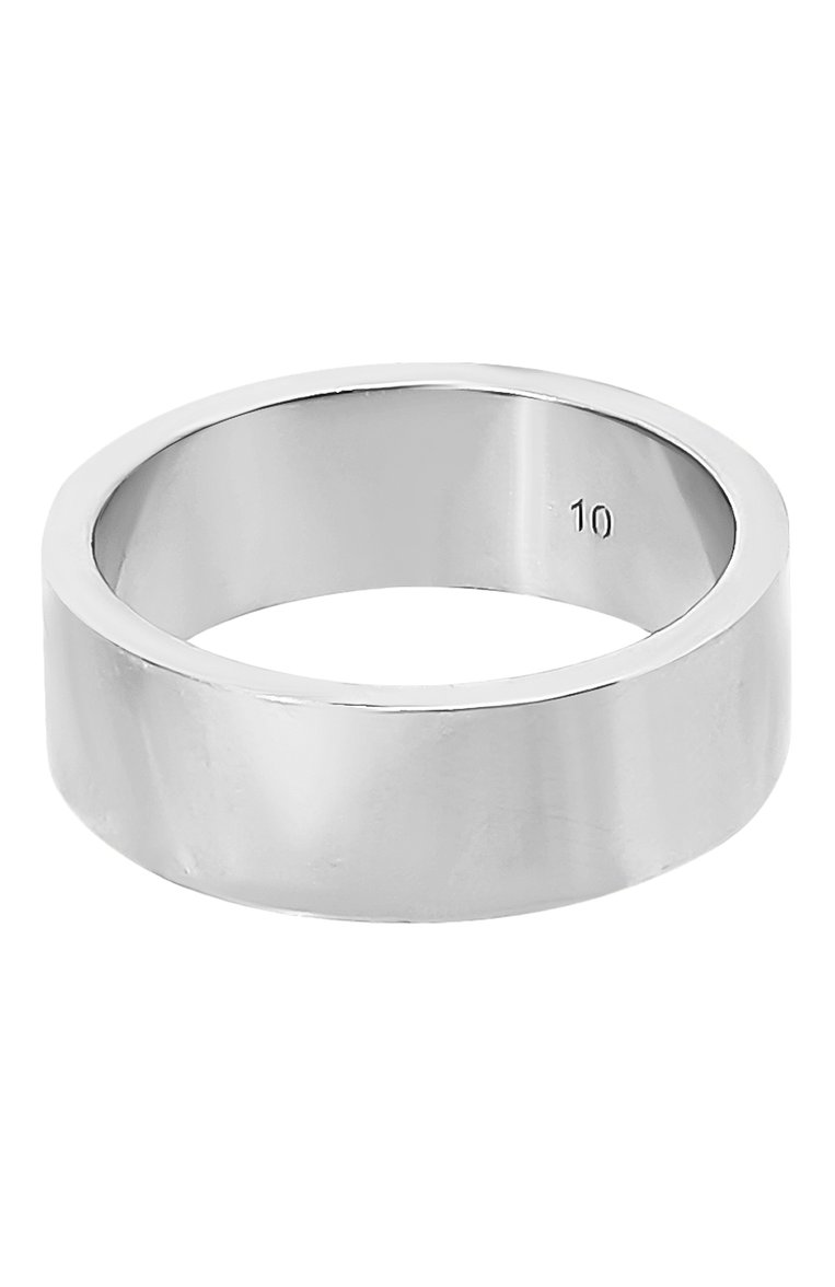 Мужское кольцо MAISON MARGIELA серебряного цвета, арт. SM1UQ0082 SV0158 | Фото 3 (Нос: Не проставлено; Региональные ограничения белый список (Axapta Mercury): Не проставлено; Материал: Серебро)