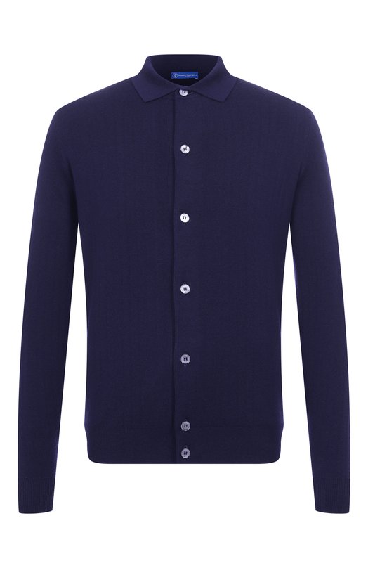 Шерстяная рубашка Andrea Campagna CA1ML/RM16G Синий CA1ML/RM16G