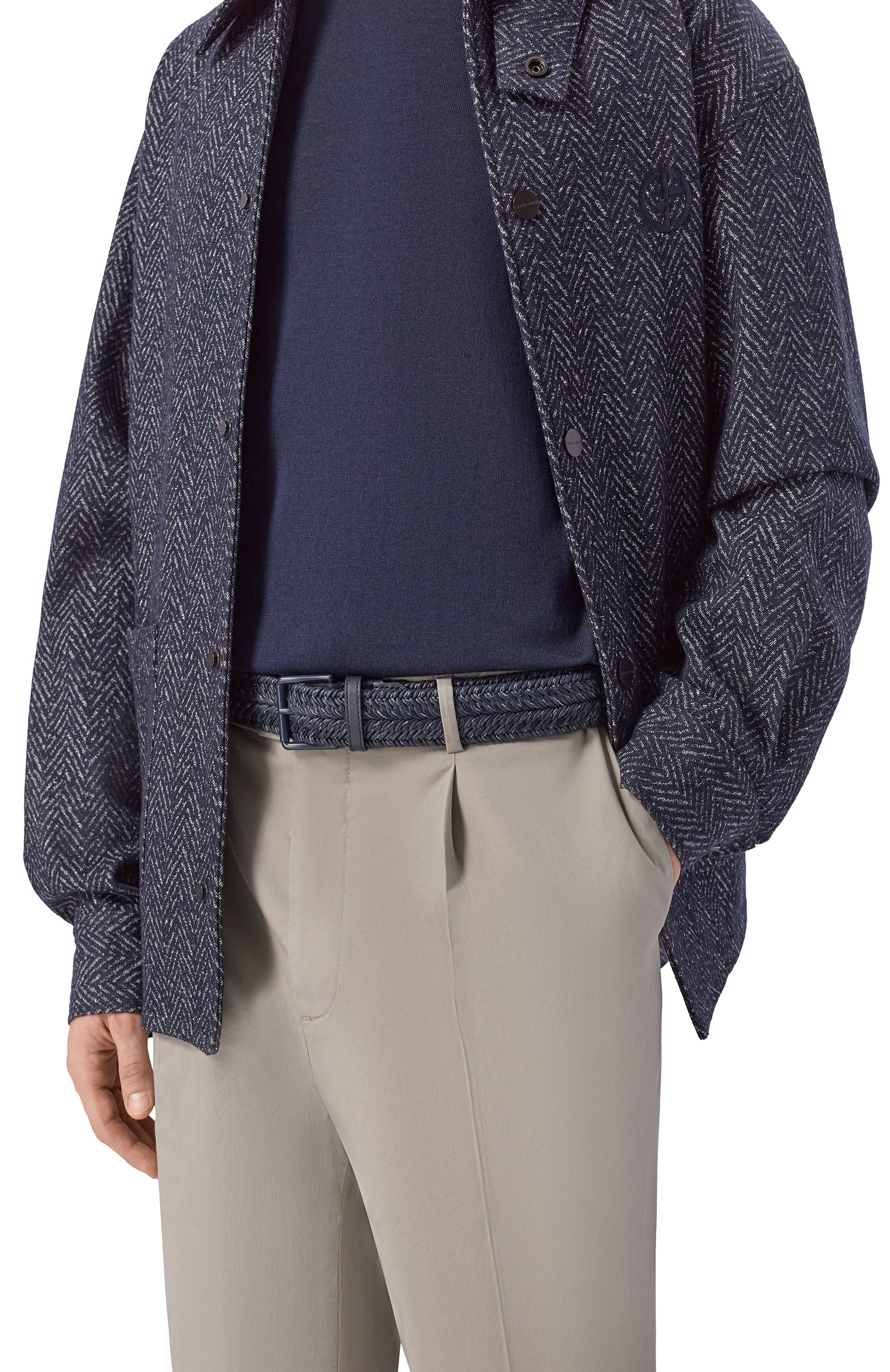 Кожаный ремень GIORGIO ARMANI, арт. GM003571/AF25980, фото 2