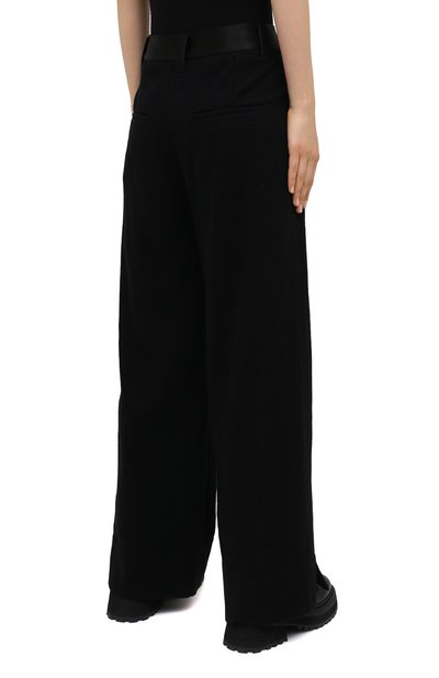 Брюки из хлопка и шерсти ANN DEMEULEMEESTER, арт. 2002-1416-P-165-099, фото 4