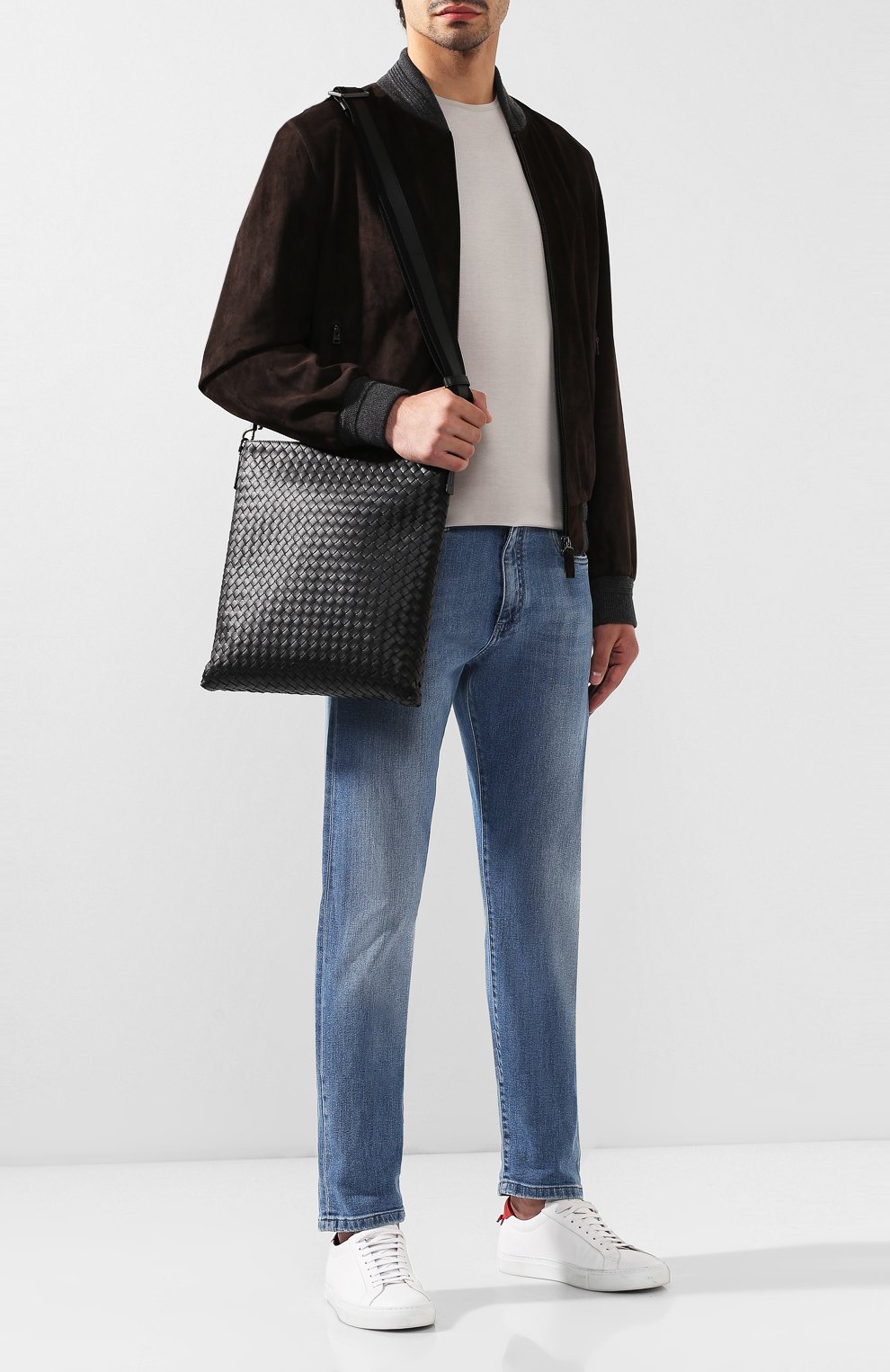 Кожаная сумка-планшет BOTTEGA VENETA, арт. 276356/V465C, фото 2