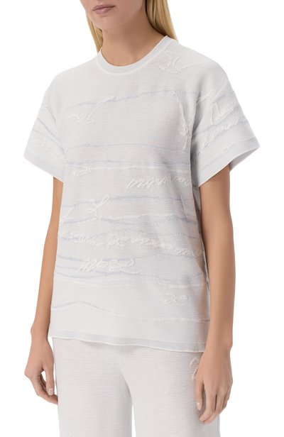 Пуловер из хлопка и вискозы AND THE BRAND, арт. S26-TS015-1404-104, фото 3