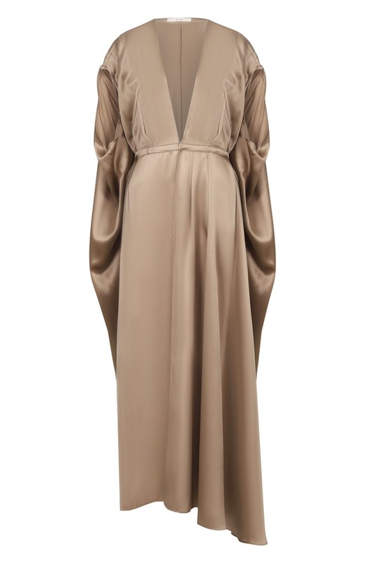 Атласное платье Co 4497NLSC-S26 Бежевый 4497NLSC-S26