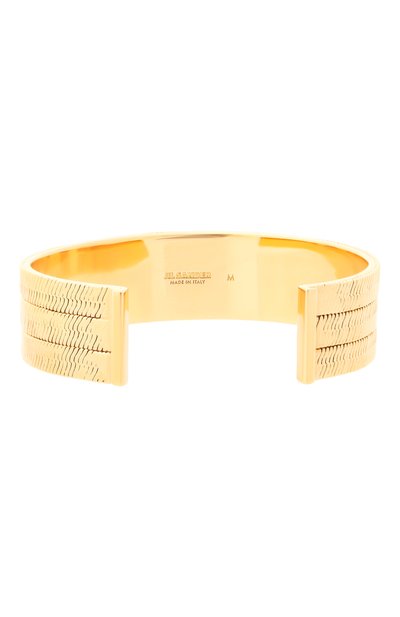 Браслет JIL SANDER золотого цвета по цене 92050 руб., арт. J12UY0136 P4877, фото 3 Браслет JIL SANDER, арт. J12UY0136 P4877, фото 3