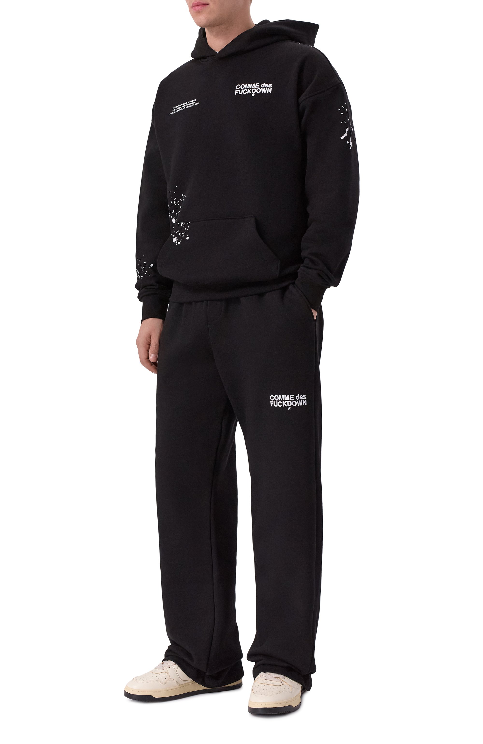Хлопковые брюки COMME DES FUCKDOWN, арт. CFABM01849, фото 2