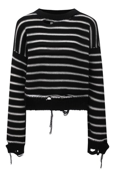 Свитер из хлопка и льна MM6, арт. S52GP0109/S17936, фото 1