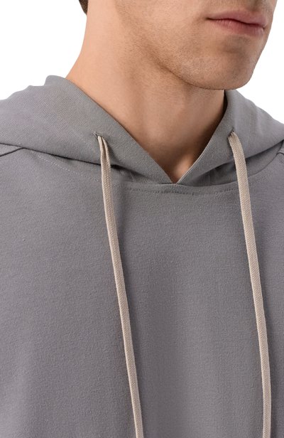 Хлопковое худи RICK OWENS, арт. RU02F4281/BA, фото 5
