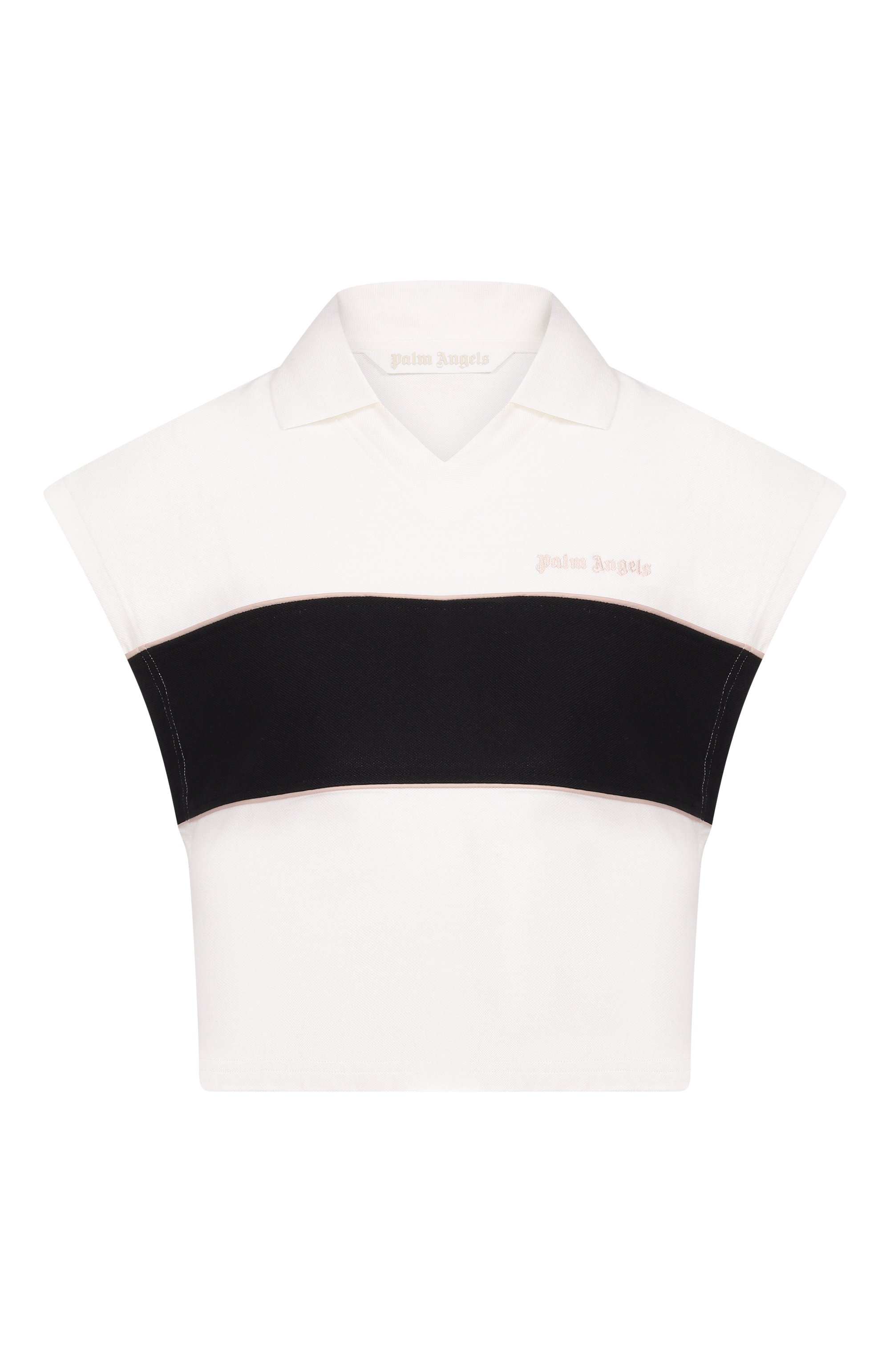 Хлопковое поло PALM ANGELS, арт. PWGB017S26FAB001, фото 1