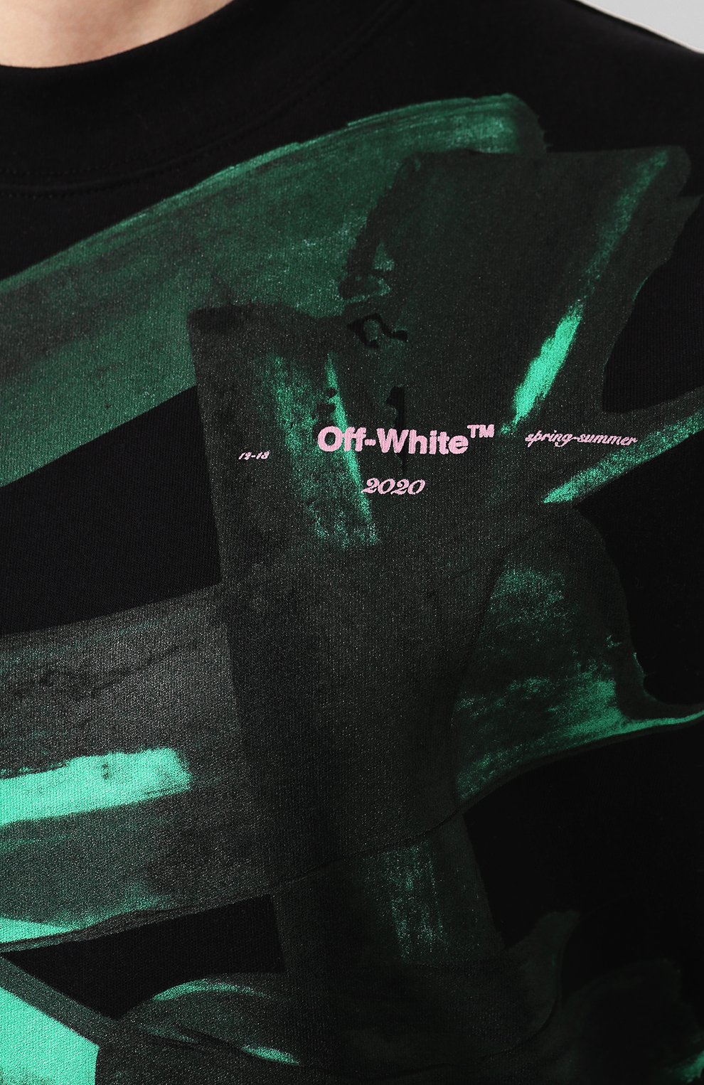 Хлопковая футболка OFF-WHITE, арт. 0WAA072R20H841271040, фото 5
