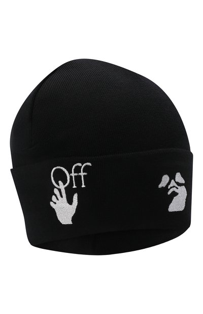 Мужская шерстяная шапка OFF-WHITE, арт. 0MLC012F21KNI001