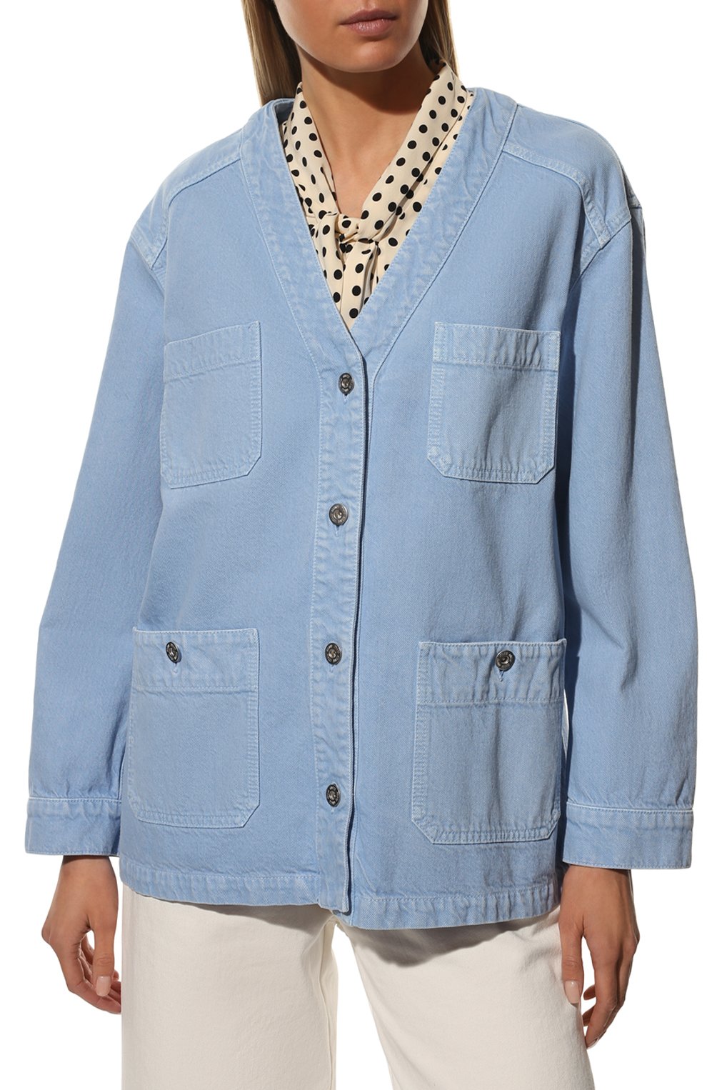 Джинсовая куртка MIU MIU, арт. ML837-1Z7Y-F0076, фото 3