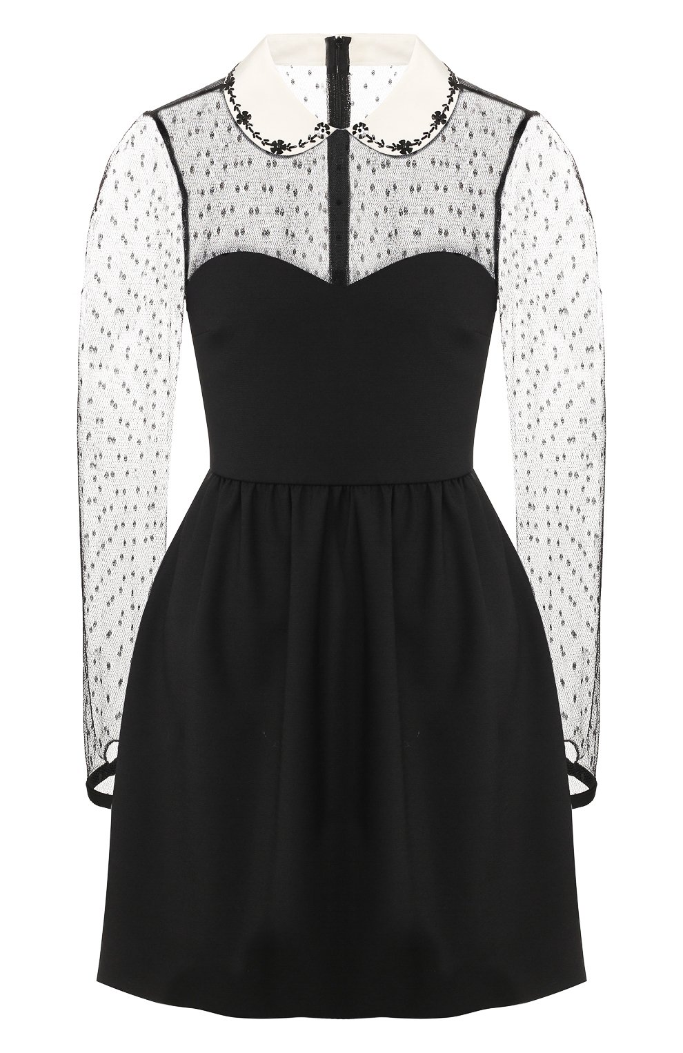 Платье REDVALENTINO черно-белого цвета по цене 73000 руб., арт. TR3VAN95/4SQ, фото 1 Платье REDVALENTINO, арт. TR3VAN95/4SQ, фото 1