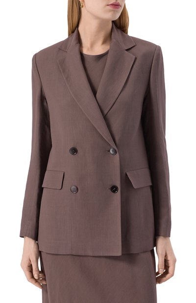 Жакет из вискозы и льна ANTONELLI FIRENZE, арт. N3565/935, фото 3