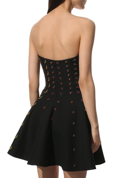 Платье из шерсти и шелка VALENTINO, арт. XB3VAXJ61CF, фото 4