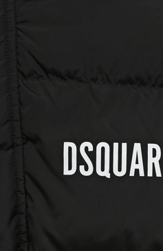 Мужского утепленная куртка DSQUARED2 черного цвета, арт. DQ1733/D00BN | Фото 3 (Кросс-КТ: Утепленный; Региональные ограничения белый список (Axapta Mercury): Не проставлено; Материал внешний: Синтетический материал; Нос: Не проставлено; Материал подклада: Синтетический материал)