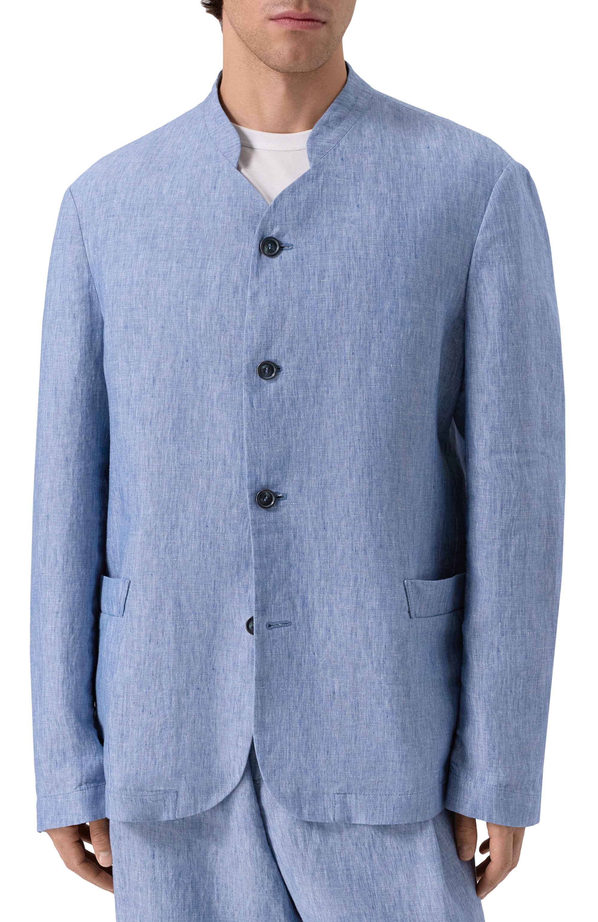 Льняной пиджак GIORGIO ARMANI, арт. GM001742/AF17957, фото 4