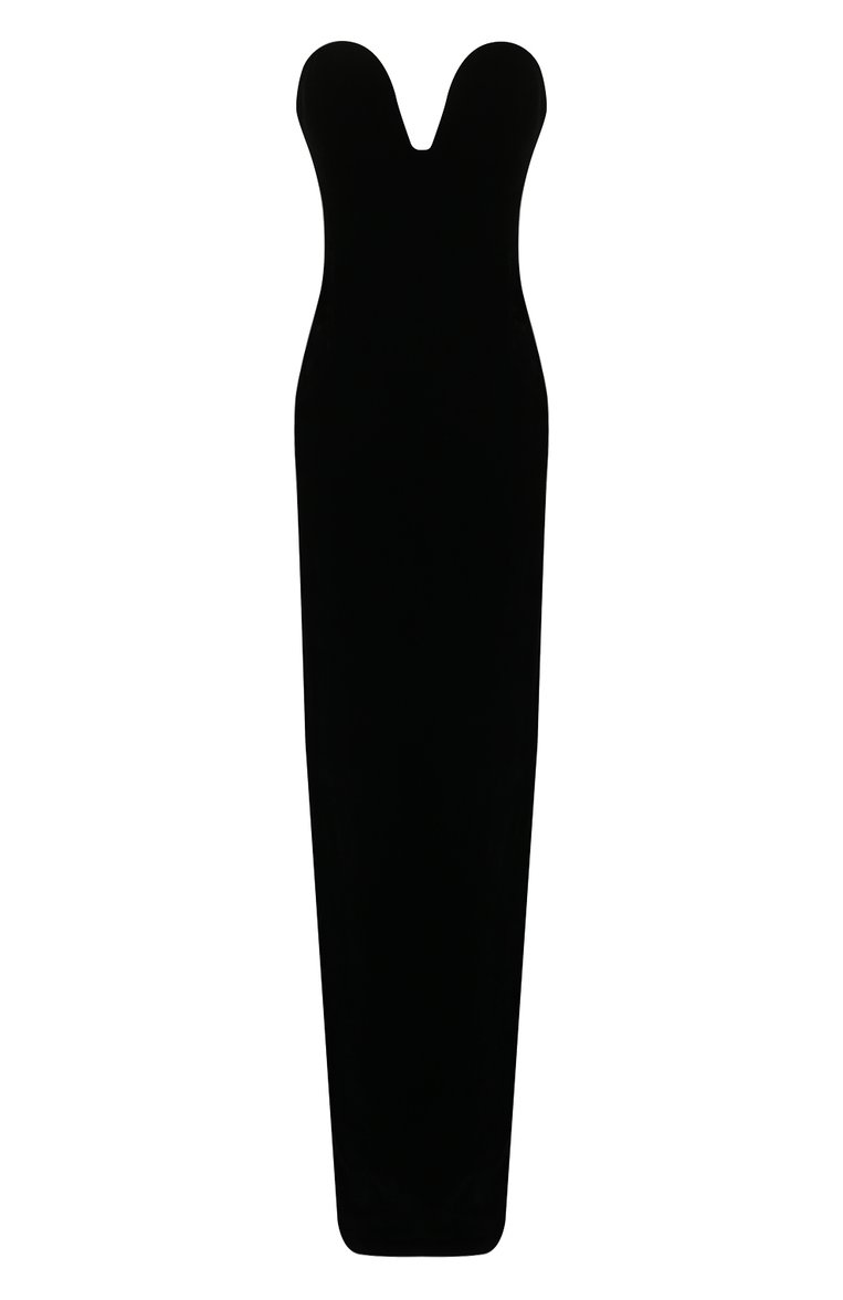 Бархатное платье THE NEW ARRIVALS ILKYAZ OZEL, арт. W24_NA00202960587, фото 1
