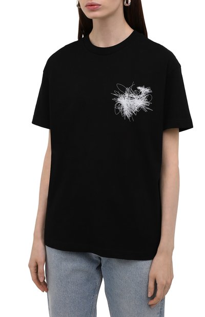 Хлопковая футболка OFF-WHITE, арт. 0WAA089F21JER013, фото 3