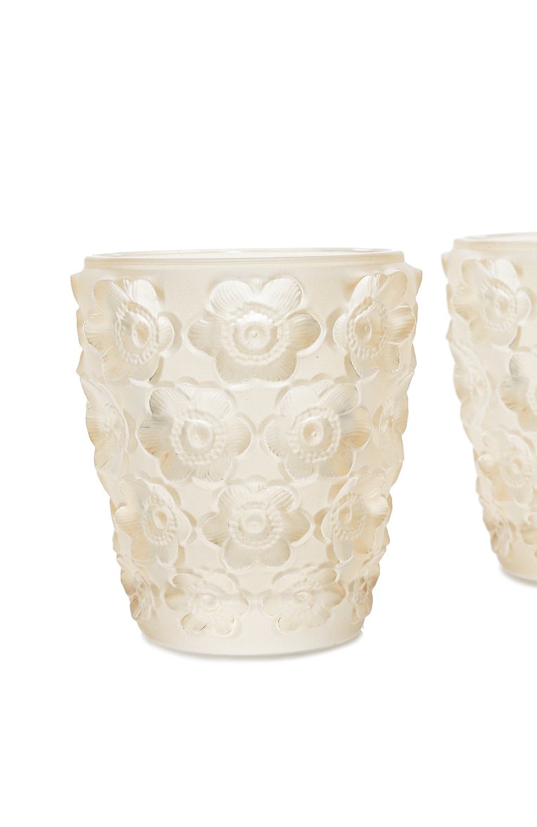 Набор из 2-х подсвечников anemones gold luster LALIQUE золотого цвета, арт. 10767100_* | Фото 3 (Региональные ограничения белый список (Axapta Mercury): Не проставлено; Нос: Не проставлено; Ограничения доставки: fragile-2, flammable)