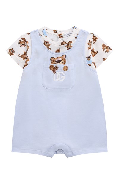 Хлопковый комбинезон DOLCE & GABBANA, арт. L1J04X/G7G3S, фото 1