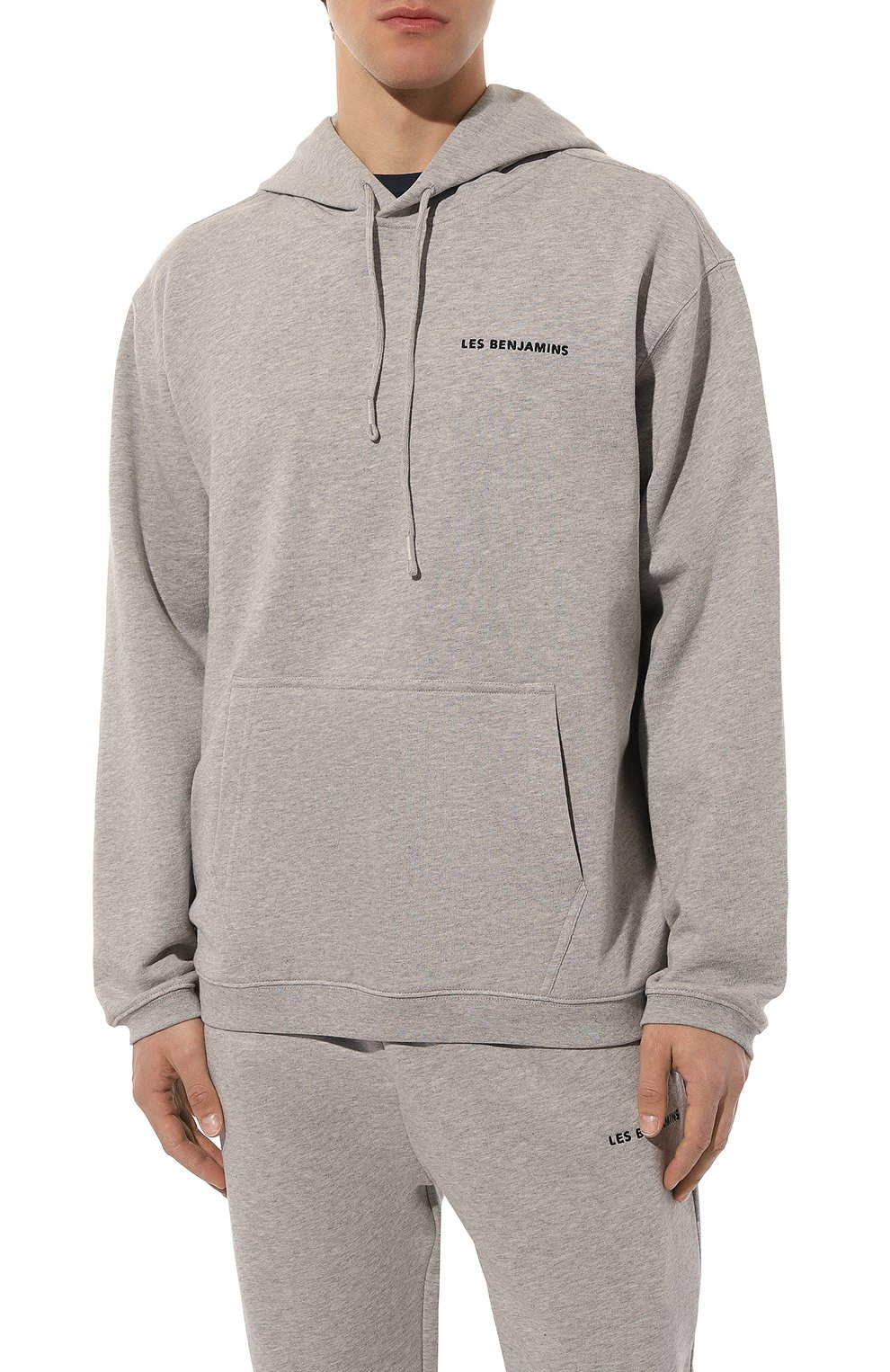 Хлопковое худи LES BENJAMINS, арт. LB21SSC0RMUHD-003, фото 3