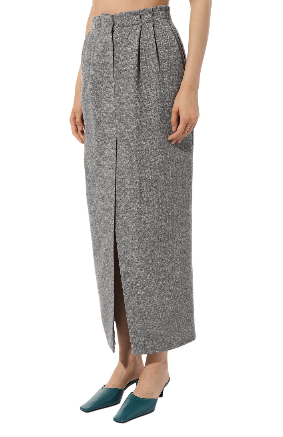 Юбка из вискозы и шерсти EMPORIO ARMANI, арт. H4NN11/E2102, фото 3