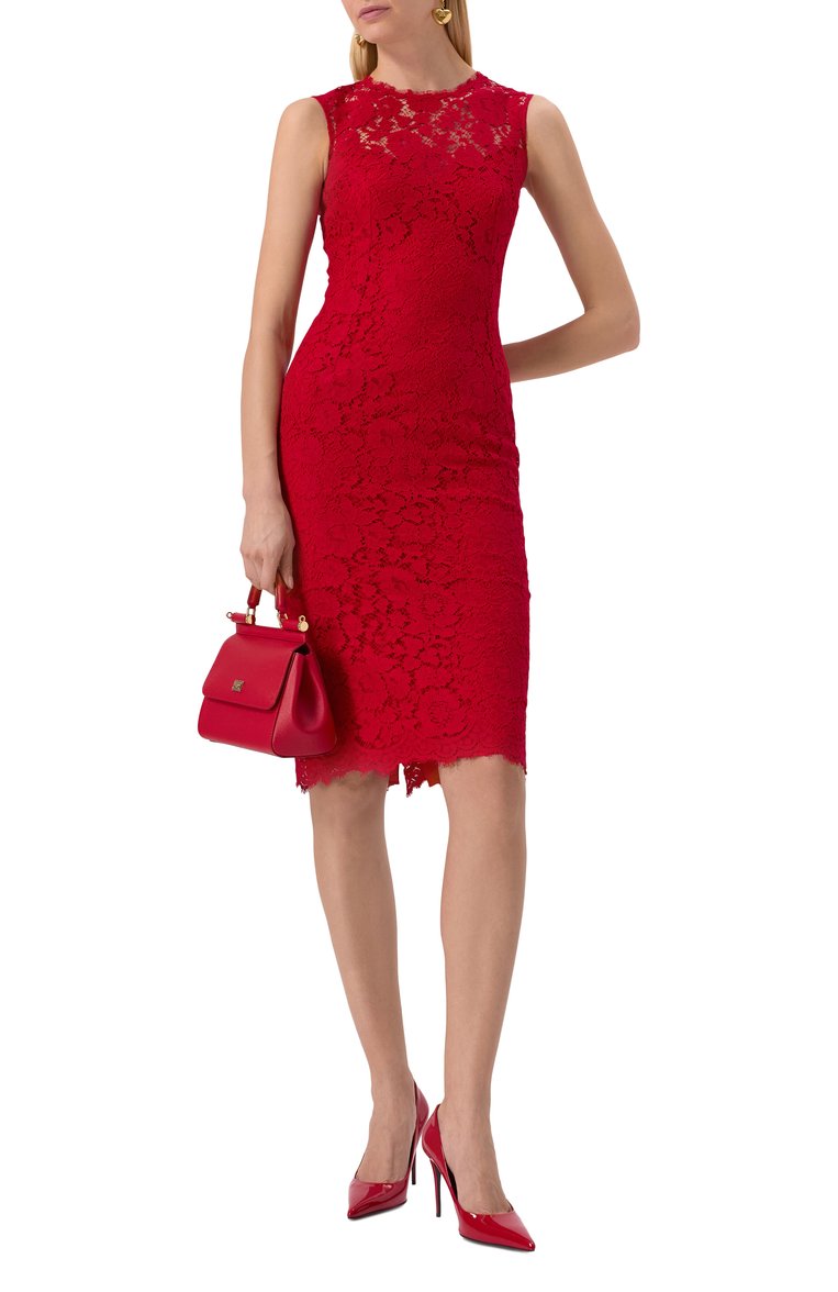Женская сумка sicily small DOLCE & GABBANA красного цвета, арт. BB9003_BE9003_BI9003/A1001_1_ | Фото 7 (Материал: Натуральная кожа; Ремень/цепочка: На ремешке; Сумки-технические: Сумки top-handle; Размер: small)