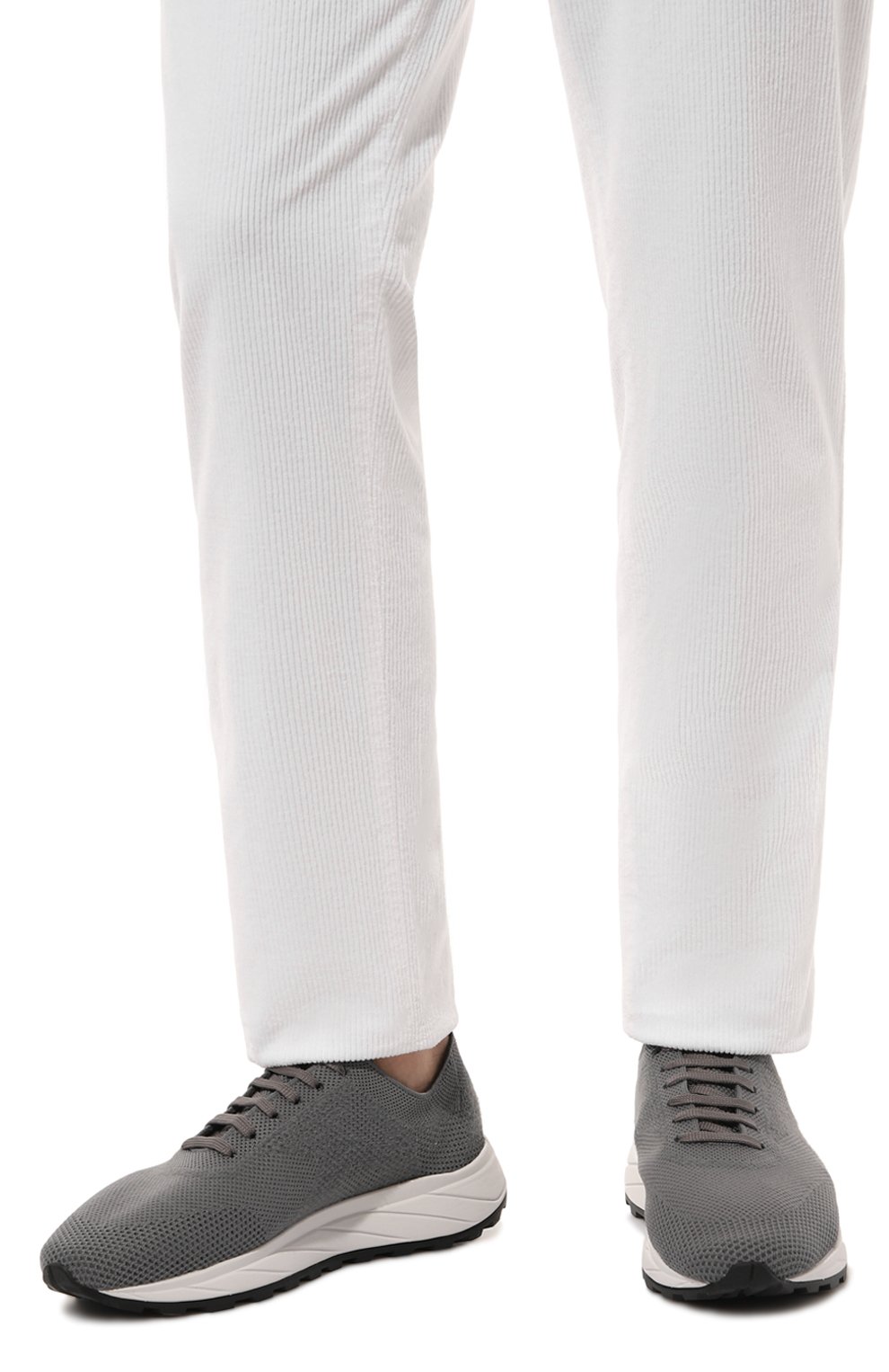 Текстильные кроссовки KITON, арт. USSA200N0110010, фото 3