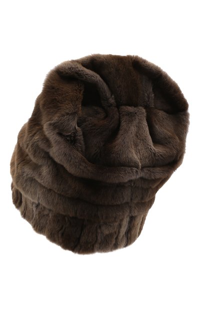 Шапка из меха колонка FURLAND коричневого цвета по цене 53900 руб., арт. 0105108150104200000, фото 2 Шапка из меха колонка FURLAND, арт. 0105108150104200000, фото 2