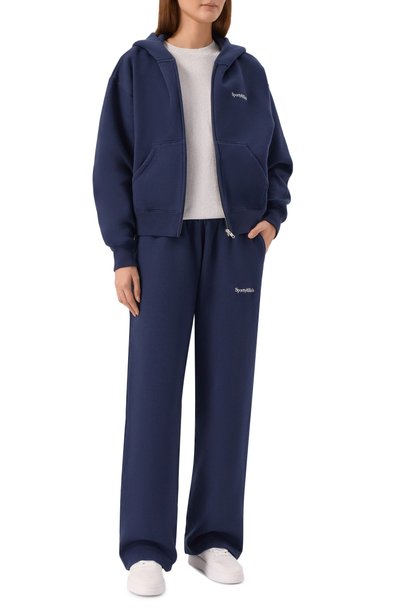 Хлопковые брюки SPORTY AND RICH, арт. PA08884300BL106, фото 2