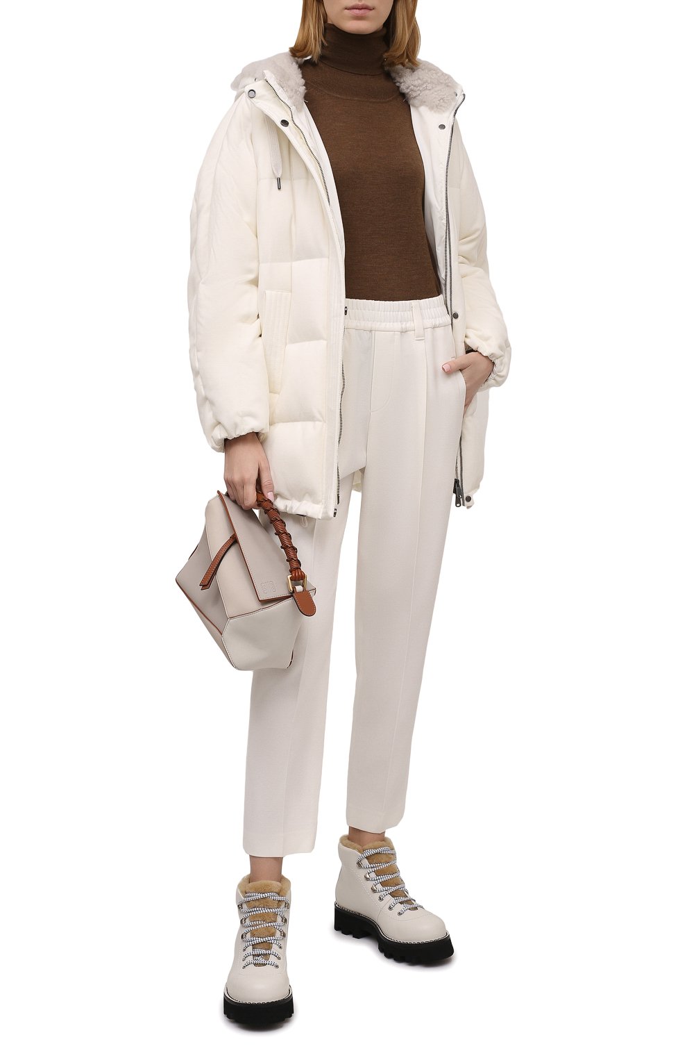 Брюки из шерсти и кашемира BRUNELLO CUCINELLI, арт. MB539P7915, фото 2