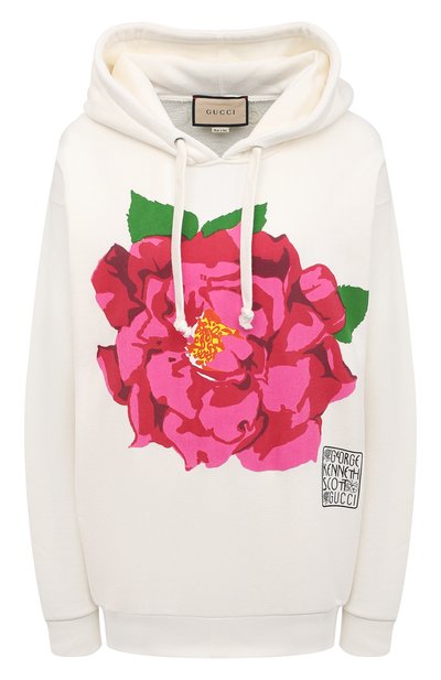 Женский хлопковое худи GUCCI, арт. 615061/XJDC8