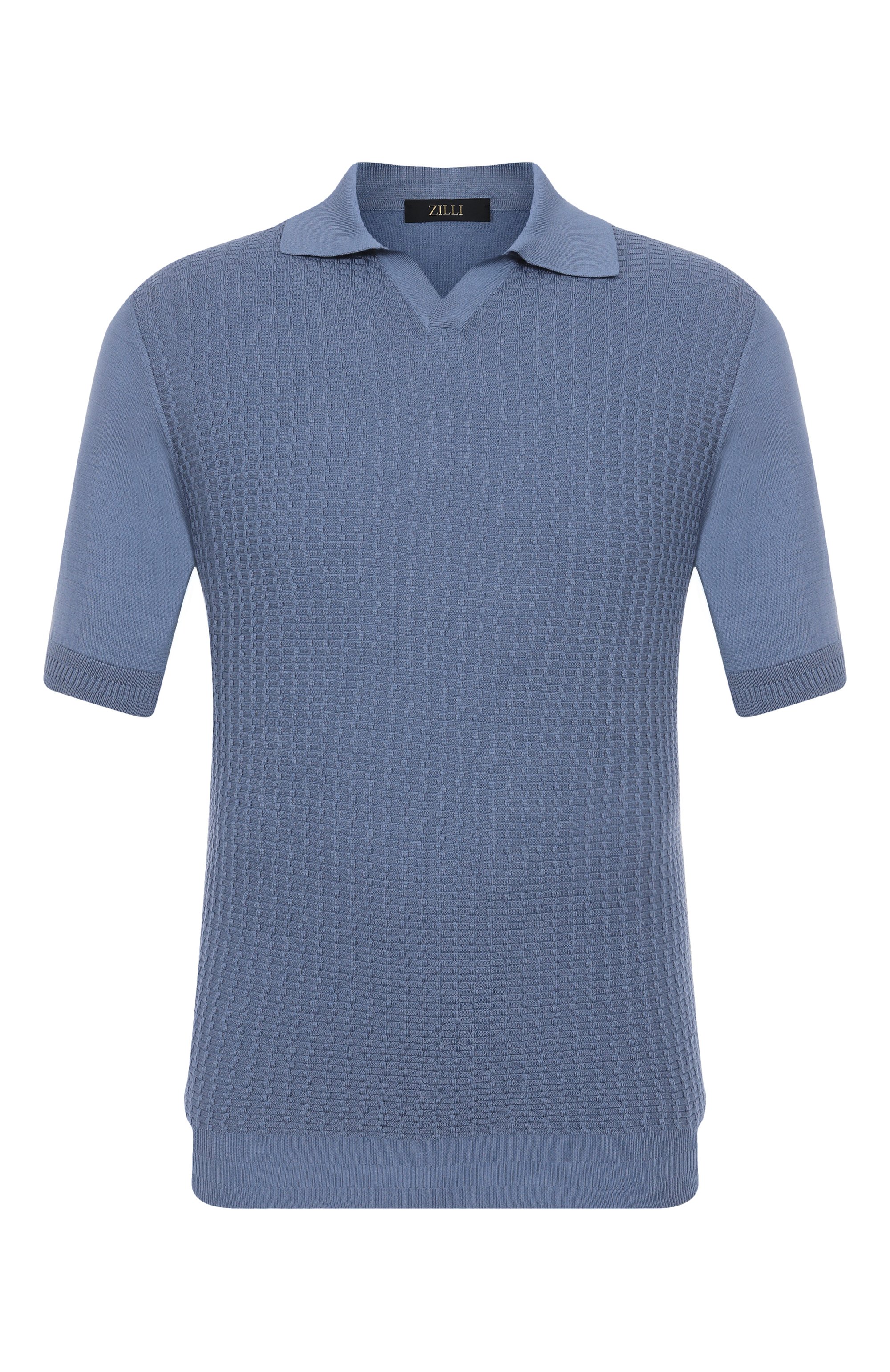 Поло из шелка и хлопка ZILLI, арт. KLP002M0145VZWE00, фото 1