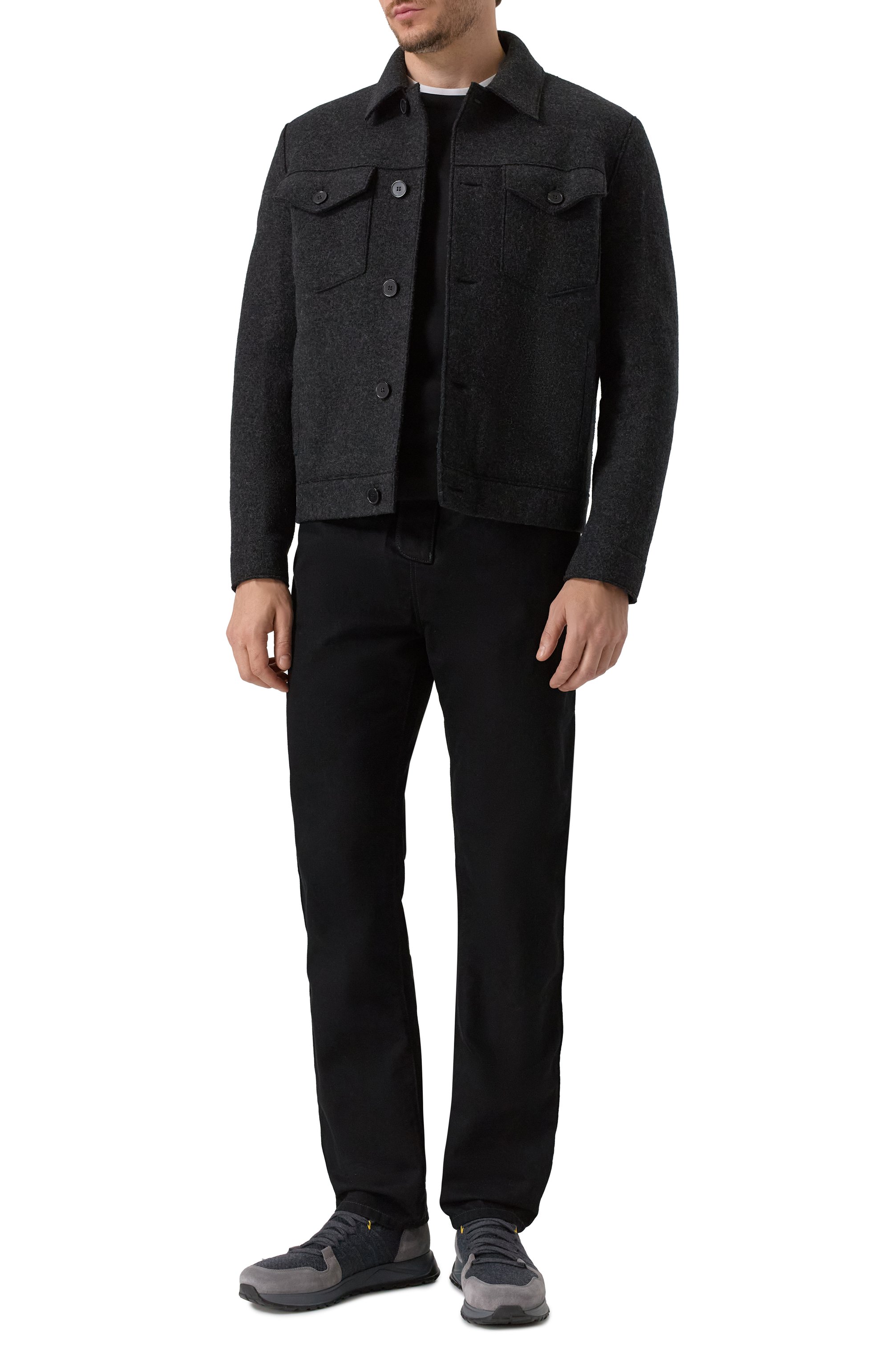 Шерстяная куртка-рубашка HARRIS WHARF LONDON, арт. C9331MLC, фото 2