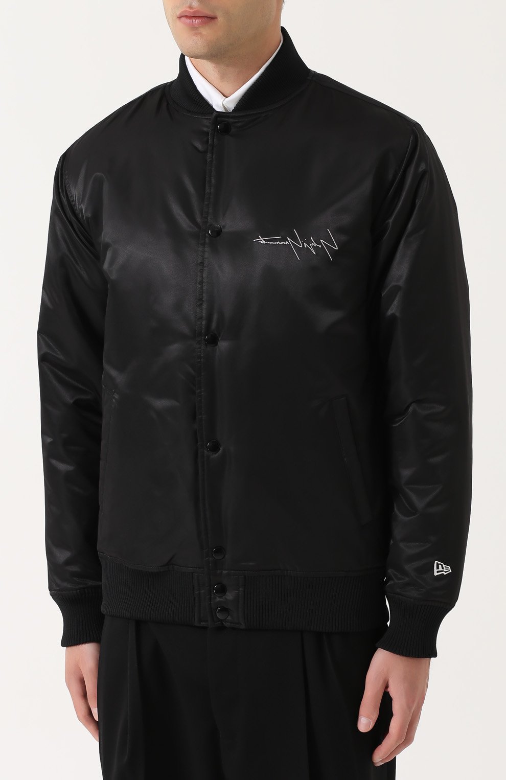 Бомбер на кнопках с принтом на спине YOHJI YAMAMOTO, арт. HK-Y30-601, фото 3