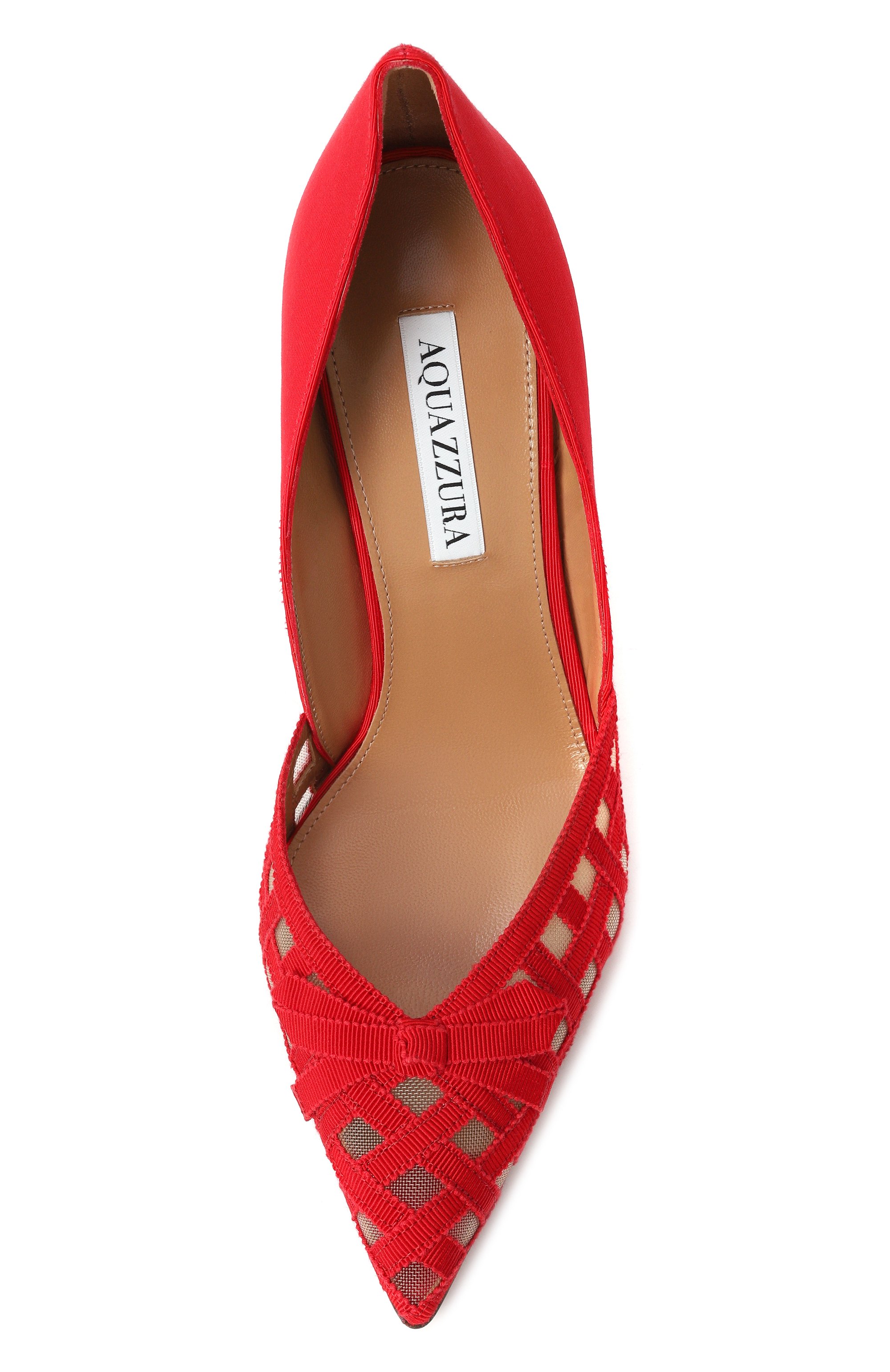 Текстильные туфли romance 105 AQUAZZURA, арт. RMNHIGP0-GFM-000, фото 6