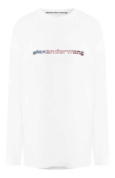 Женская хлопковый лонгслив ALEXANDER WANG, арт. 1W491208B0